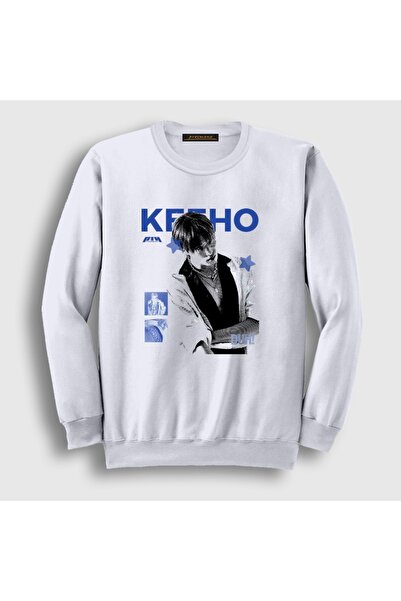 Presmono Unisex White Keeho Duh K-Pop P1Harmony Sweatshirt 620079Tt