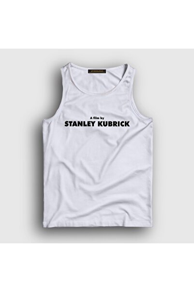 Presmono Unisex White Film by Kubrick Cinema Director Tank Top 611367Tt