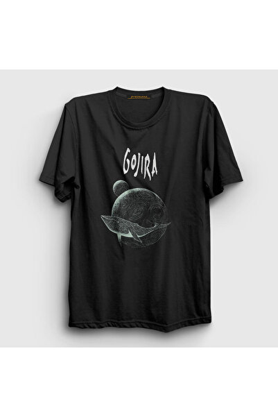 Presmono Unisex Black Mars To Sirius V2 Gojira T-shirt 53263tt