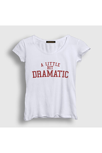 Presmono Kadın Beyaz A Little Bit Dramatic Regina George Mean Girls T-Shirt 5...