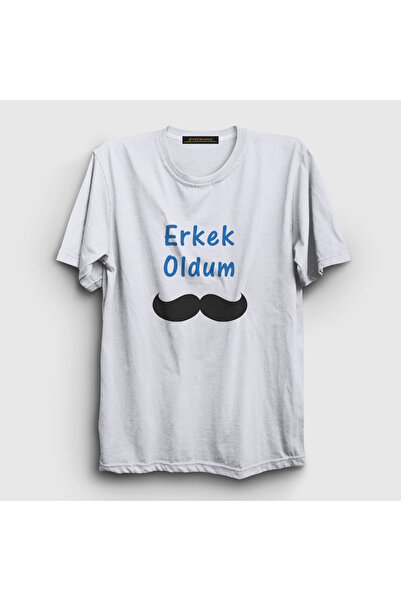 Presmono Unisex White Men's Circumcision T-Shirt 553543Tt