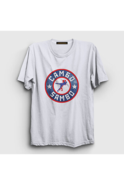 Presmono Unisex White Symbol Ufc Mma Fighter Sambo T-Shirt 583939Tt