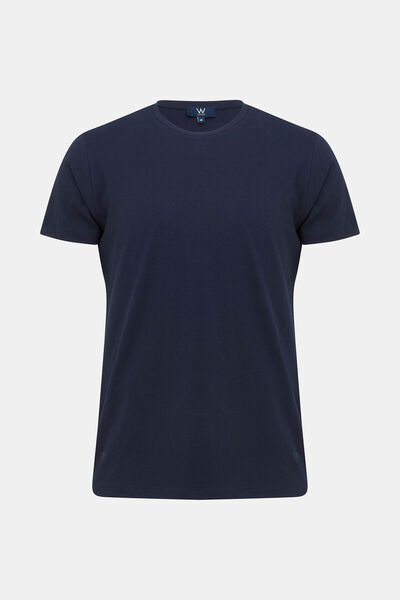 W Collection LACİVERT BİSİKLET YAKA T-SHIRT