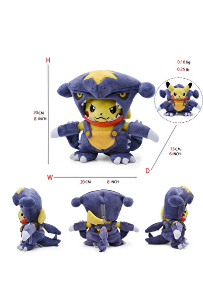 Choice6 Bandai Rayquaza BL Pikachu3 Eevee Pikachu Cosplay Plush Toys Charizar...