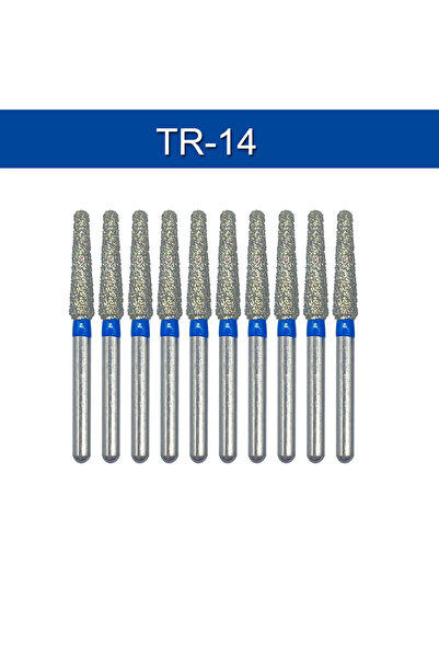 Choice37 10pcs TR-14 10pcs Tomenty Dental Diamond Bur FG Drills Dia 1.6mm Den...