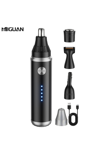 Choice1 Silver Electric Nose Trimmer, USB Rechargeable Trimmer For Nose And E...