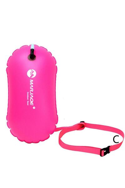 Choice Rose Red Swimming Pool Buoy Tow Floats Inflatable Life Saving Swim Buo...
