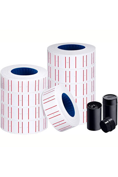 Choice WHITE 10 Rolls of 5000 Price Tag Stickers, Universal Label Stickers, I...