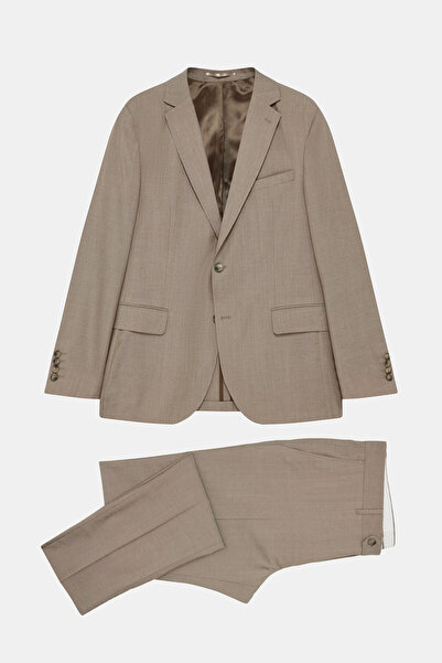 W Collection KAHVE DÜĞMELİ TAKIM ELBİSE