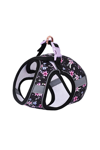 Choice L Purple harness Small Dog Harness Leash Set Cute Traction Bracelet Me...
