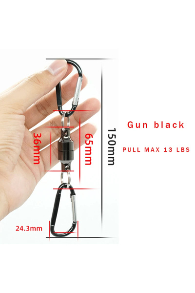 Choice gun-black Carp Fishing Magnetic Tool Release Rack Fly Fishing Reel Net...