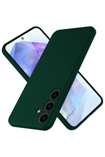 Casey Studios Samsung Galaxy A55 5G Силиконов калъф, с микрофибър, тънък, пов...