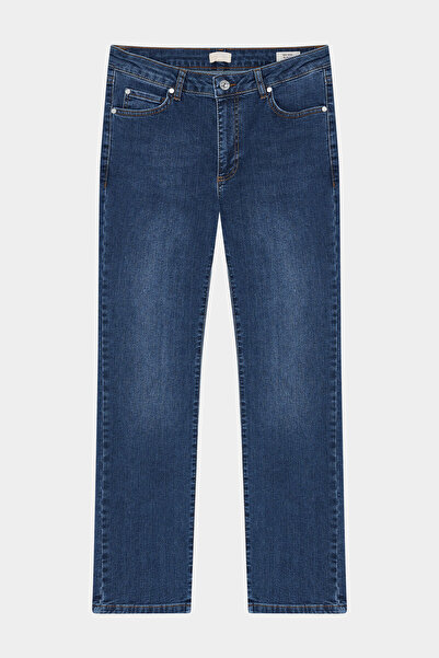 W Collection İNDİGO TAŞ DETAYLI JEAN PANTOLON