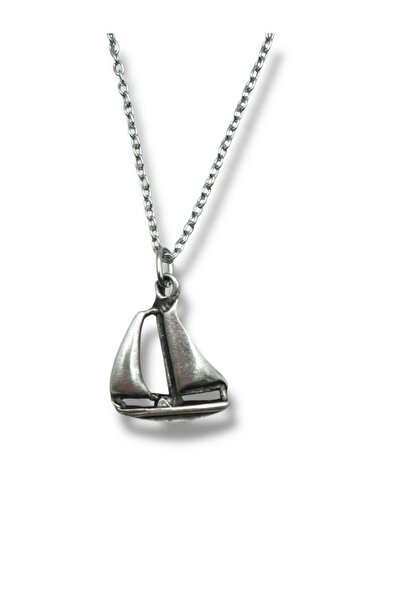 Herşey Nota Unisex Necklace with Sailing Yacht Figure – Antique, Elegant and ...