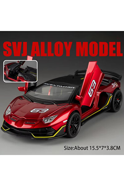 Choice SVJ63 Red 1:32 Lambor SVJ63 LP770 Miniature Model Alloy Diecast Car To...