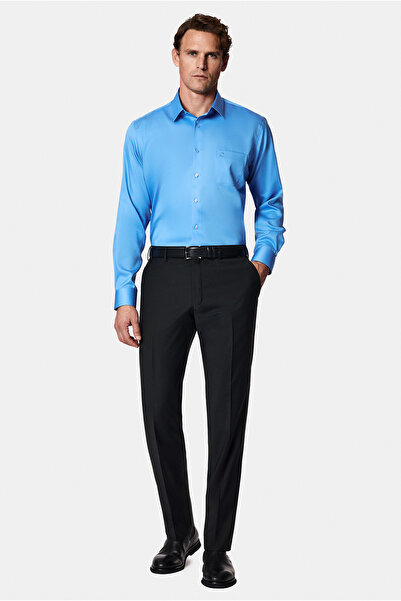 Abdullah Kiğılı 6 Drop Regular Fit Standard Cut Wool Classic Fabric Trousers