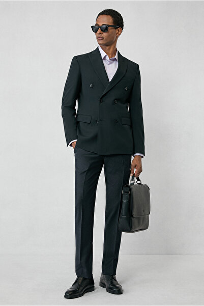 Kiğılı 6 Drop Regular Fit Standard Cut Wool Flannel Classic Trousers
