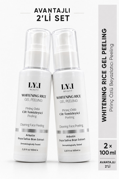 LYL BEAUTY Pirinç Özlü Beyazlatıcı ve Ölü Hücrelerden Arındırıcı Yüz-Vücut Pe...