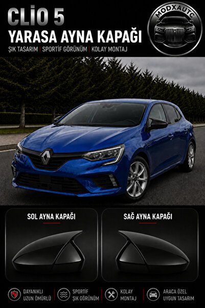 MODxAUTO RENAULT CLİO 5 2019+ ARACA ÖZEL YARASA AYNA KAPAĞI A+