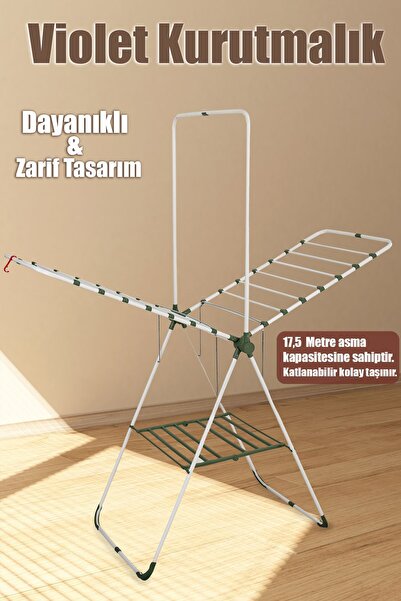 Perilla 17042 Çamaşır Kurutmalığı Kurutma Askısı Metal Kurutmalık