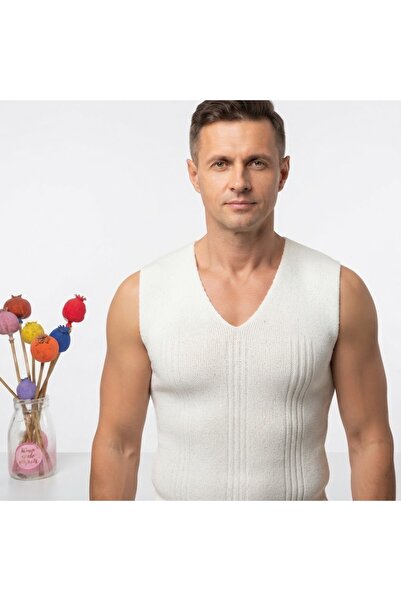 ROSE DAWSON Men's Knitted Thermal Undershirt - Winter Warmth, Anti-Sweat