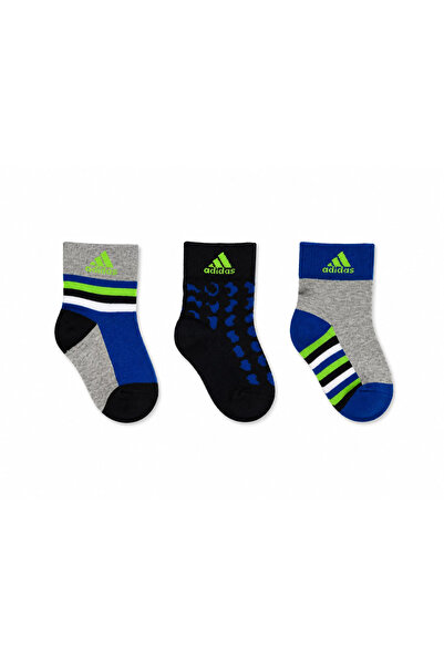 adidas M67302 Yb Gra Sock 3Pp Colorful