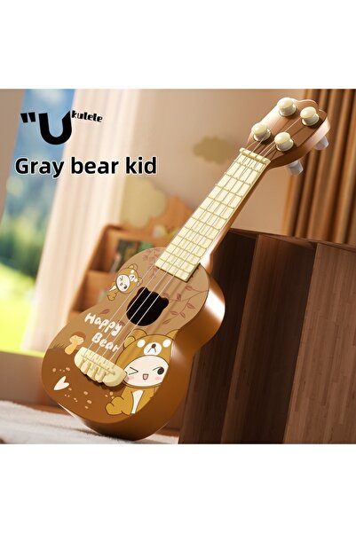 Choice3 GRAY New Guitar Mini Version Instrument Ukulele Can Be Played for Beg...