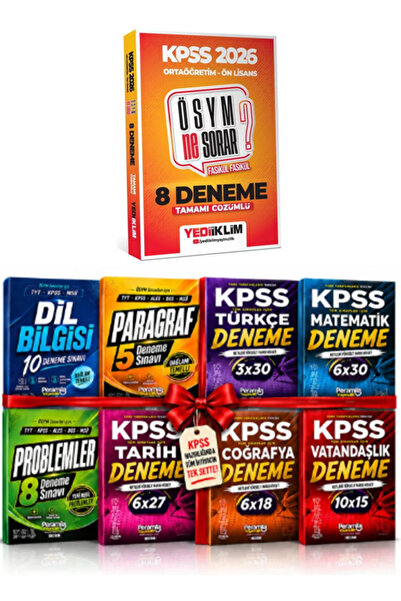 PeraMila 2026 Kpss Yediiklim Ortaöğretim Önlisans Ösym Ne Sorar 8 Deneme + 8 ...