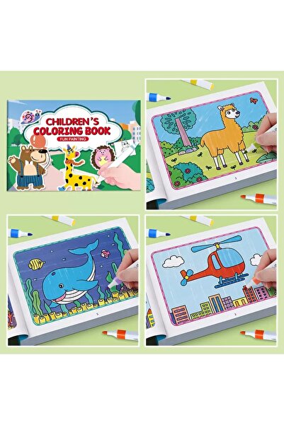 Choice Style A 32 Pages 1Pc Animal Coloring Book Beginner Learning Doodle Pai...