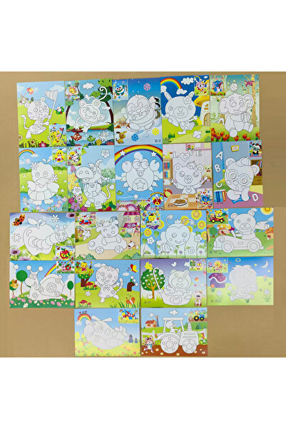 Choice 20Pcs 20 Pieces of 3D Sticker Puzzles, 3D Sticker Decals, Fun DIY Game...