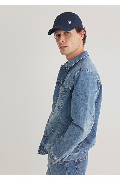 Mavi Drake Classic Denim Puslu Indigo Mavi Jean Ceket 010143-89136