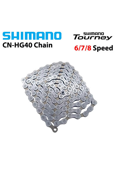 Choice CN-HG40 116L SHIMANO TOURNEY HG40 6/7/8 Speed Chain 116 Link for MTB M...