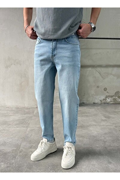 DIFRANSEL JEANS Washable Detail Comfortable Fit Light Blue Banan Jeans