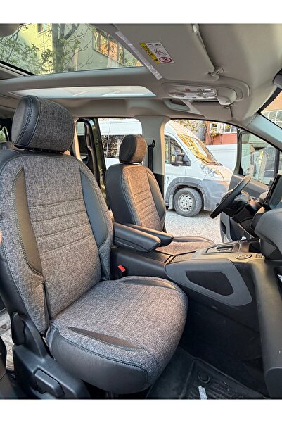 Anka Rıfter-Combo-Berlingo-Proace City- Uyumlu -ÖZEL DİKİM- Oto koltuk kılıf