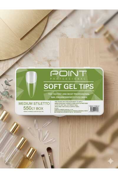 Point SOFT GEL TIPS 550'Lİ TAKMA TIRNAK