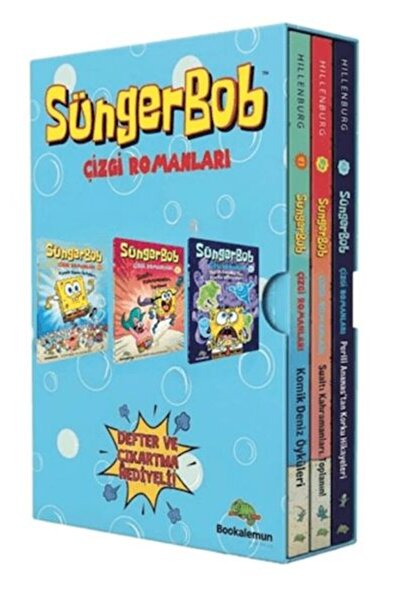 Timaş Yayınları Süngerbob Çizgi Romanları- 3 Kitap Kutulu Set