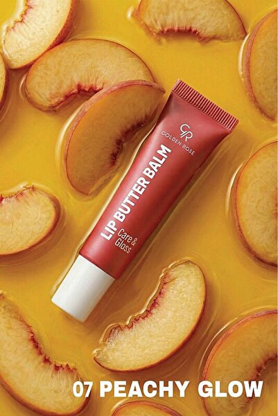 Golden Rose Lip Butter Balm Care&Gloss - 07 Peachy Glow - Şeftali Dudak Parlatıcısı