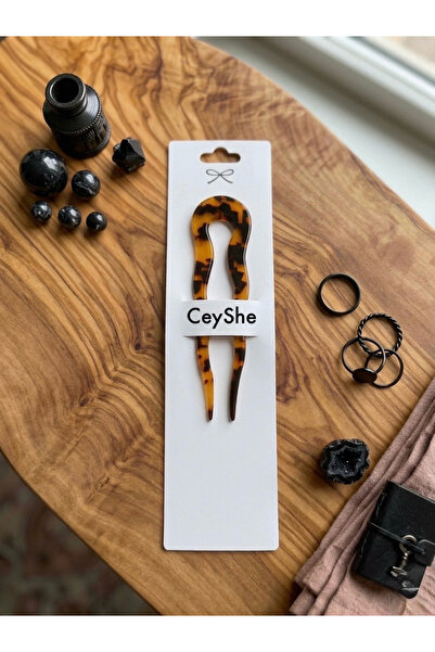 CeyShe مشبك شعر فرنسي متين من Pinterest Kemik - مشبك شعر مجعد مستورد من إنتاج...