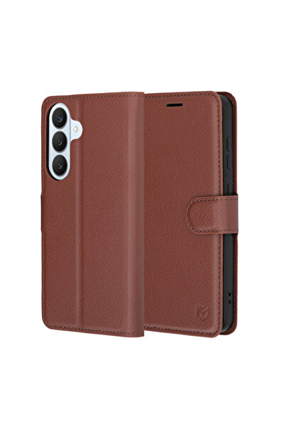 Stef's Cat Husa pentru Samsung Galaxy S26, Stef's Cat, Leather Folio, maro