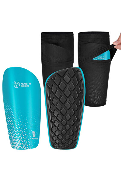 Dotail Σετ 2 προστατευτικών κνήμης Northdeer, με ιμάντες στερέωσης, προστασία...