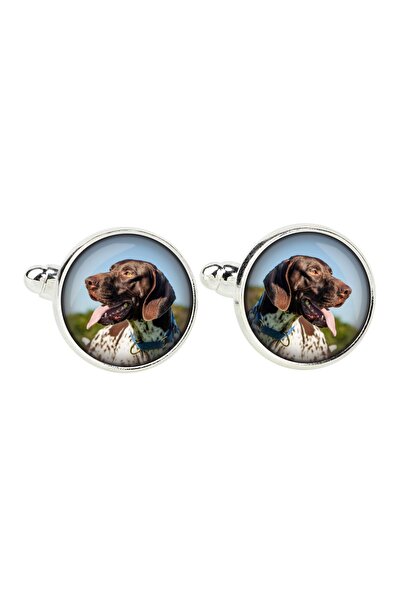 Art - Dog English Pointer - cufflinks, a shirt accessory, a shirt pendant fro...