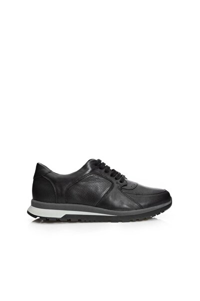 UrbanShoes Pantofi sport barbati din piele naturala, Leofex - 519-2 Negru Box