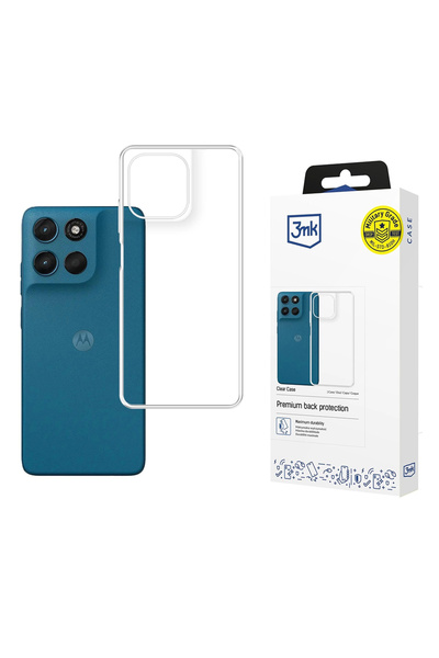 OEM Калъф за Motorola Moto G57 Power, 3mk, Защита, прозрачен