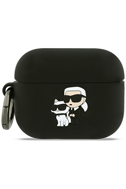 Karl Lagerfeld - Silicone Karl&Choupette Head 3D (KLAP3RUNKC) - Apple AirPods...