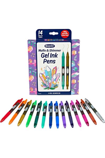 Crayola أقلام جل، 14 قطعة