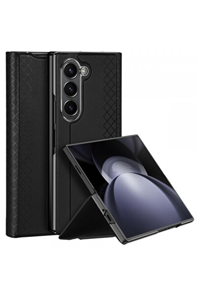 Stef's Cat Husa pentru Samsung Galaxy Z Fold Special, DUX DUCIS, Bril, Neagra,