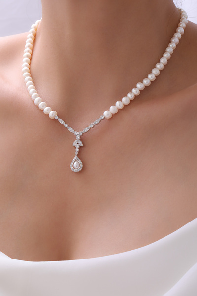 Gümüşbox DOĞAL İNCİ KOLYE GB7222