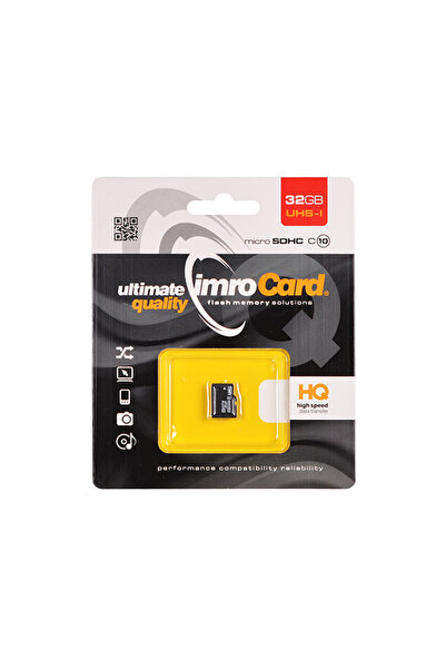 Imro Κάρτα Μνήμης microSDHC, 32Gb, Κλάση 10/ UHS-1 U1