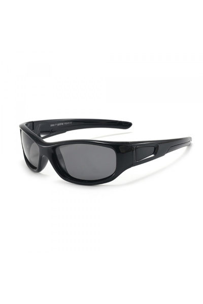 Techsuit Kids Sports Sunglasses 800-C11, Polarized, Black