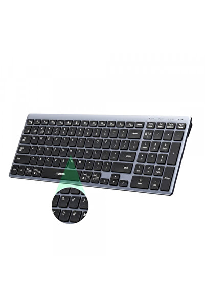Ugreen Wireless Keyboard K552 (75163), BT/ Wi-Fi, Black